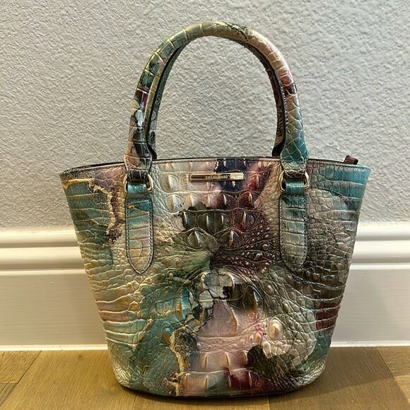 Brahmin Small Bowie Satchel Nirvana Melbourne Shoulder Handbag - Picture 2 of 5